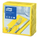 Tork Soft Dinnerservitten Gelb