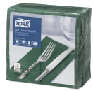 Tork Soft Dinnerservitten Dunkelgrün