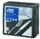 Tork Soft Dinnerservitten Schwarz